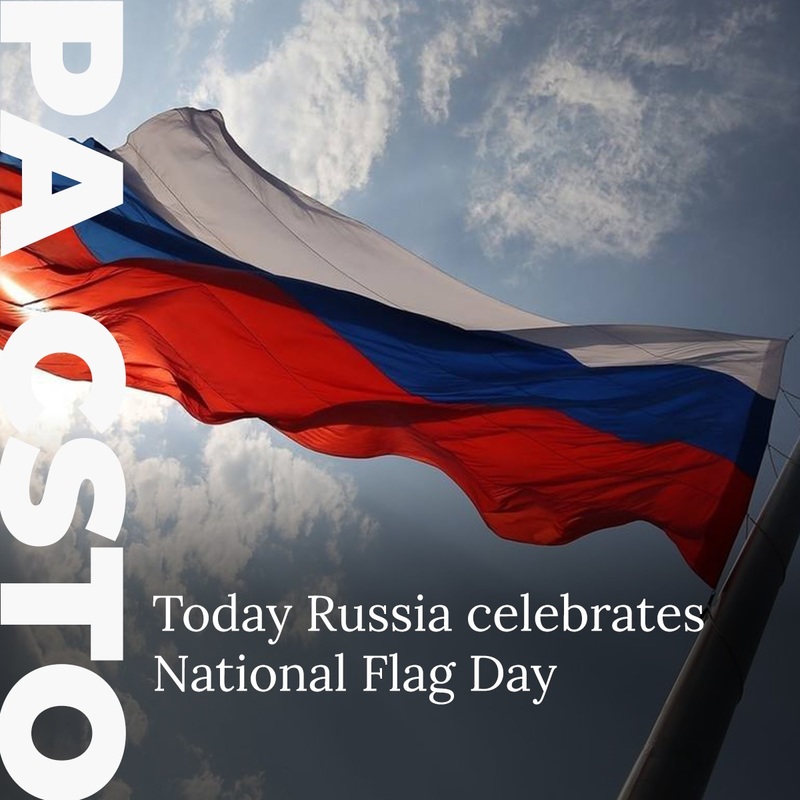 Russia celebrates National Flag Day today